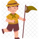 Scout Boy Character Icon