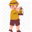 Scout Boy Character Icon