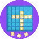 Board Games Scrabble Game Icône