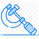 Screw Gauge Measuring Instrument Micrometer Icon