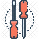 Screwdriver Wrench Tool Icon