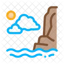 Night Sea Landscape Icon