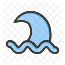 Ocean Beach Water Icon