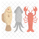 Seafood Fish Squid Icon