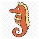 Seahorse Animal Walrus Icon