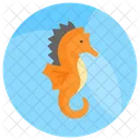 Seahorse Hippocampus Animal Icon