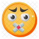 Sealed Lips Emoji  Icon