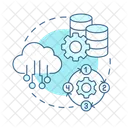 Cloud Storage Data Icon