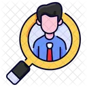 Search Employee Recruitment Icon