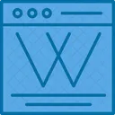 Search Wikipedia Dictionary Icon