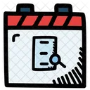 Search Data Calendar Date Icon