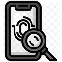 Search Fingerprint  Icon