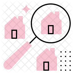 Search House  Icon