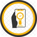 Search Hand Holding Phone Find Icon