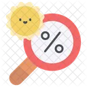 Search Summer Sale  Icon