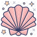 Bivalve Mollusc Clam Shell Cockle Icon