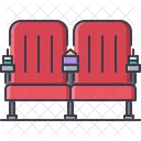 Seat Soda Popcorn Icon