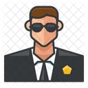 Secret Service Man Icon