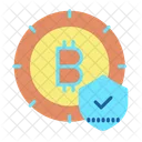 Secure Secure Bitcoin Verified Secure Bitcoin Icon