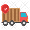 Secure Cargo Cargo Delivery Road Freight Icon