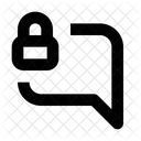 Comment Alt Lock Chat Secure Chat Icon
