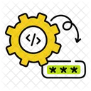 Secure Coding Safe Code Code Encryption Icon