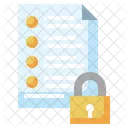 Secure Document  Icon