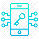 Key Mobile Lock Icon