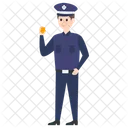 Security Man Watchkeeper Security Guard Icon