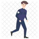 Security Man Watchkeeper Security Guard Icon