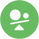 Seesaw Balance Business Icon