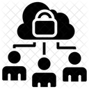 Computacion En La Nube Seguridad De Datos En La Nube Proteccion De Datos Icono