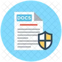 Seguridad De Datos Archivos Importantes Cifrado De Datos Icono