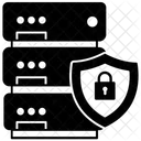 Seguridad De Datos Servidor Seguro Proteccion Del Servidor Icono