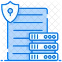 Seguridad De Datos Seguridad De Servidores Centro De Datos Seguro Icono