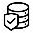 Seguridad De La Red De Datos Icono