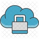 Seguridad en la nube  Icono