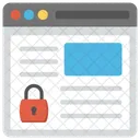 Seguridad Web  Icono