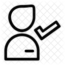 Verified Correct Select User Icon