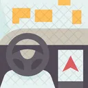 Self Driving Car Autonomous Car Icon