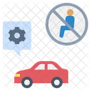 Self Driving Car Autonomous Icon