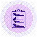 Self Evaluation Line Icon Icon