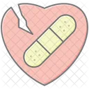 Self Heart Healing Lineal Color Icon Icon