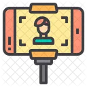 Selfie Stick Take A Selfie Mobile Icon