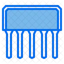 Semiconductor Transistor Chip Icon