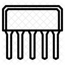 Semiconductor Transistor Chip Icon