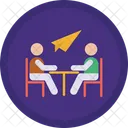 Send Mail Business Meeting Discuss Topic Icon