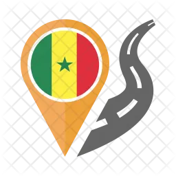 Senegal Flag Icon