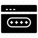 Senha Da Web Login Na Web Login Ícone