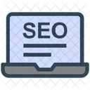 Seo Web Laptop Icon